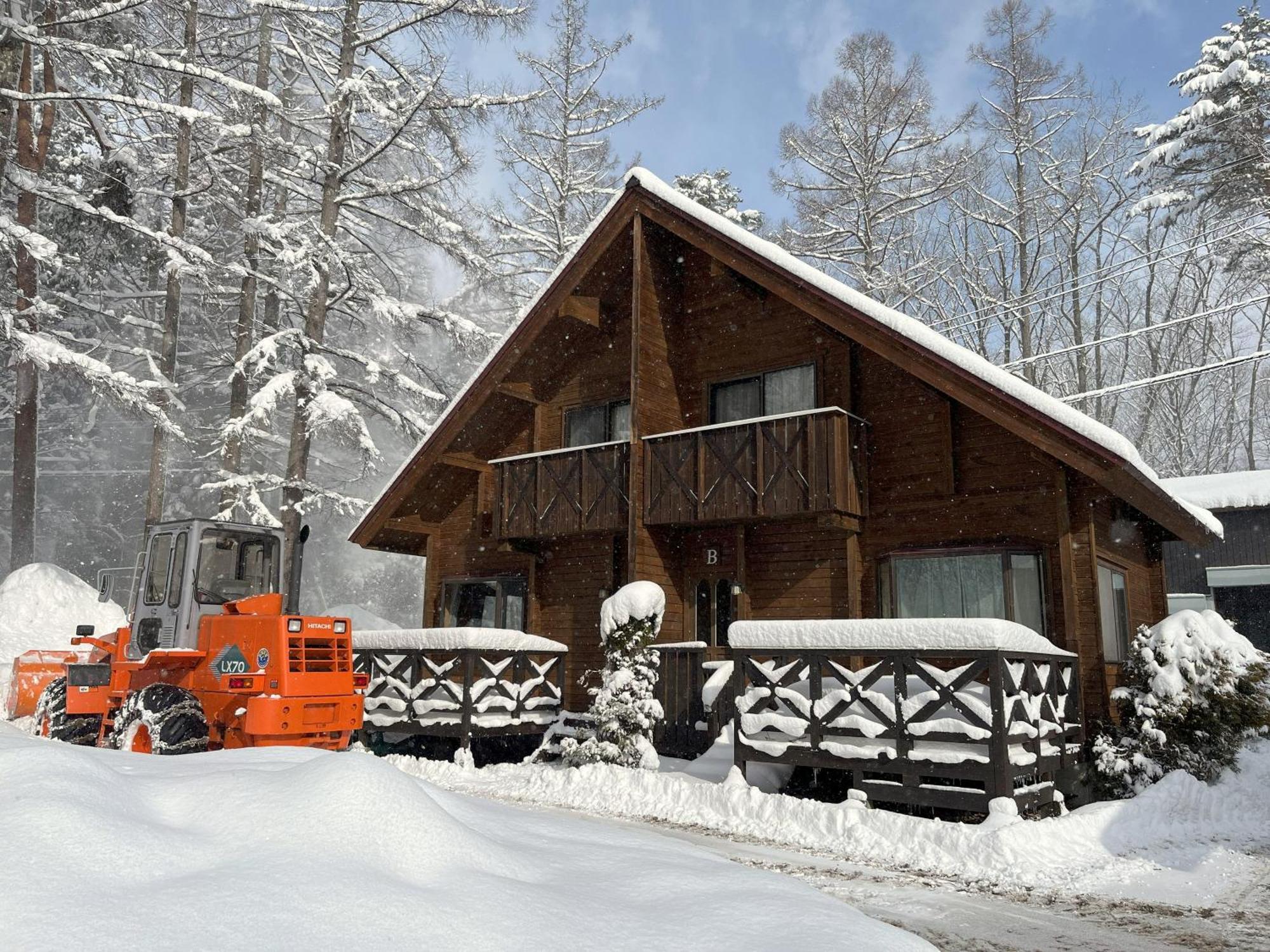 Log Cottage Epoch Хакуба-Мура Экстерьер фото
