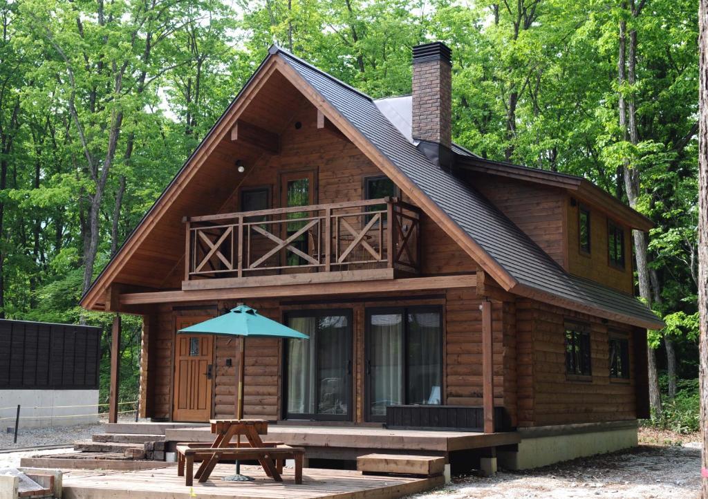 Log Cottage Epoch Хакуба-Мура Экстерьер фото